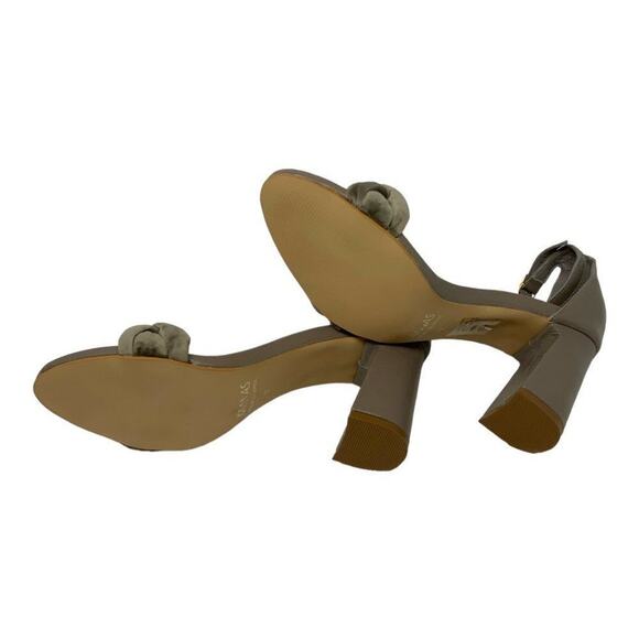 Kaanas Soho Velvet Braided Ankle Strap Sandal Taupe Size 10 NWT $129 MSRP - Picture 7 of 7